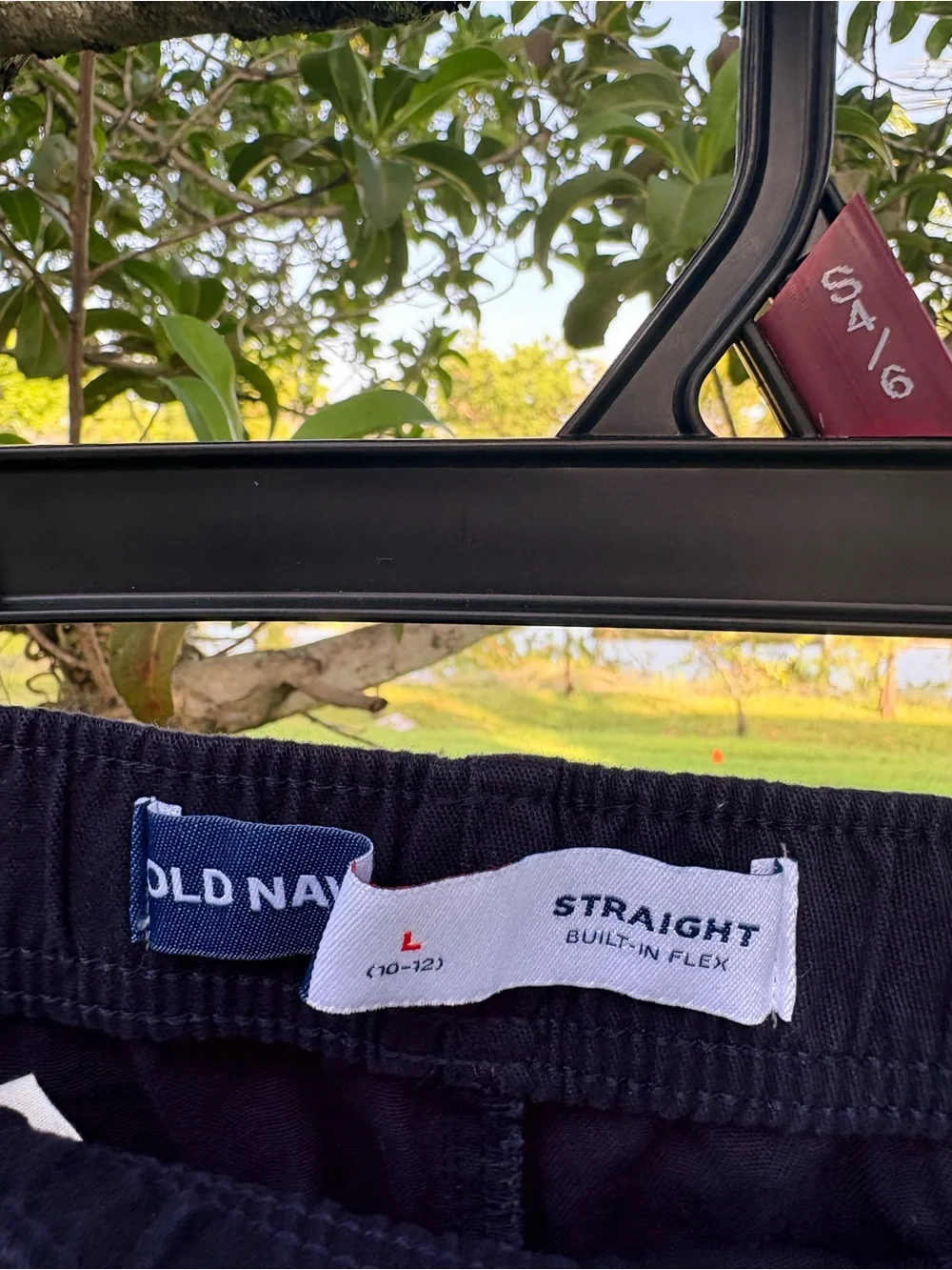 Old Navy kids Dark Navy Drawstring Chinos